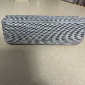 Sony Silver Portable Bluetooth Speaker